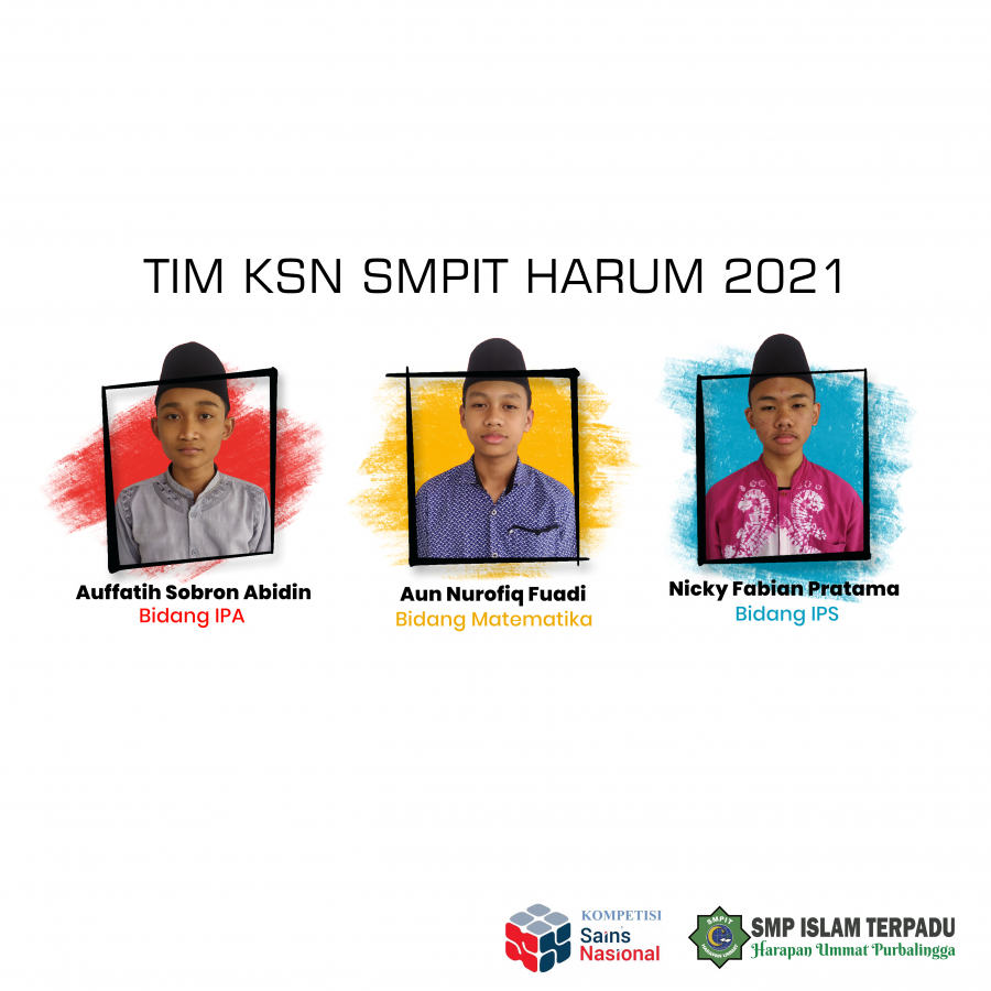 Tiga Serangkai Pejuang KSN 2021 dari SMPIT Harum
